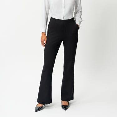Tailored Ponte Bootcut Trouser - Ninepine