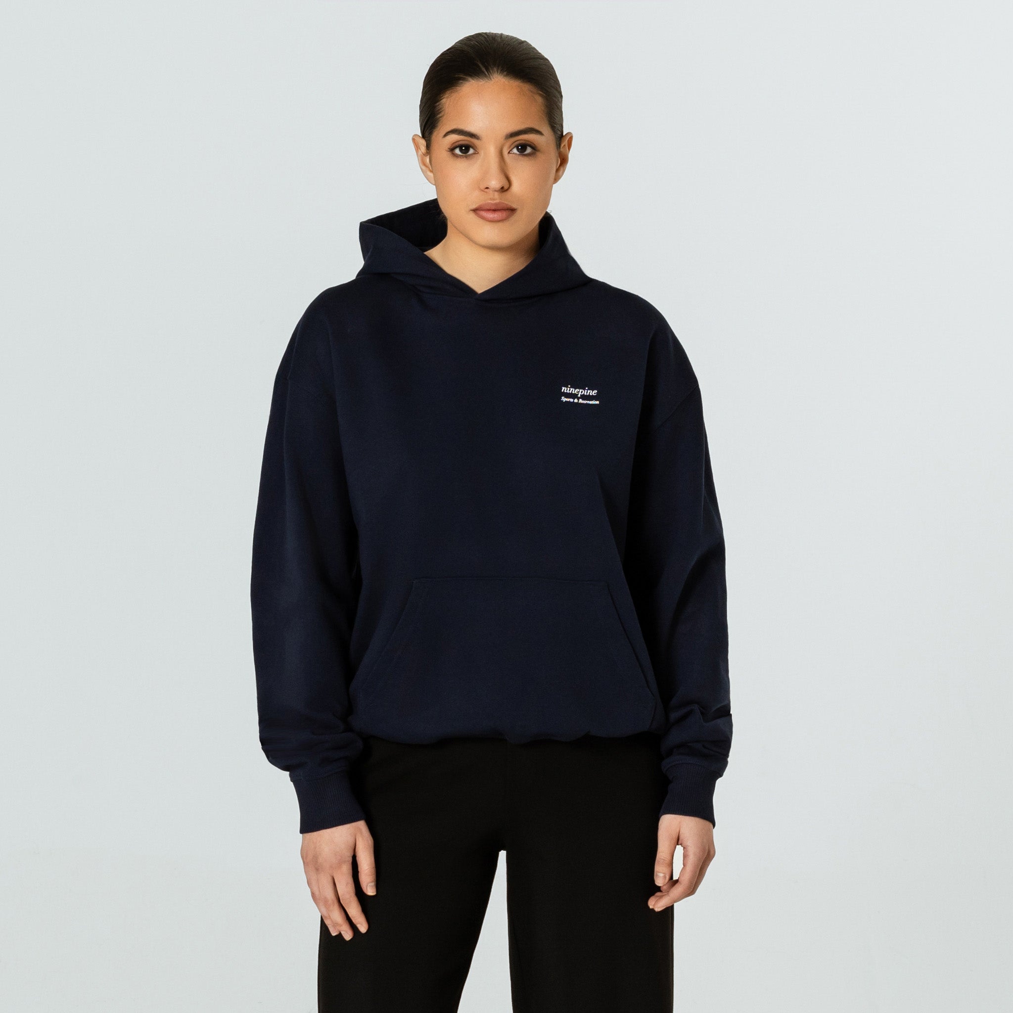 Relaxed Serif Hoodie