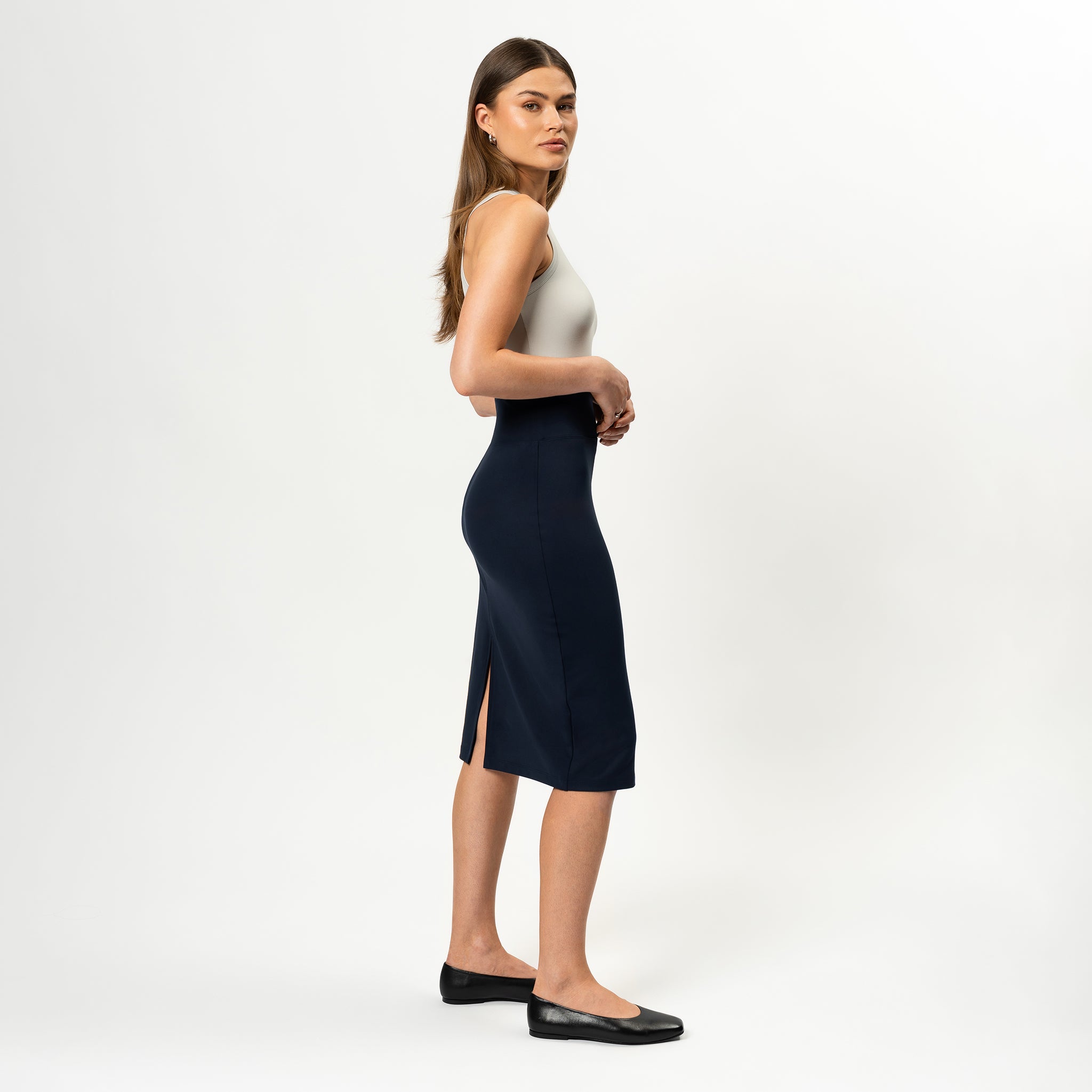 Asana Midi Skirt - Ninepine