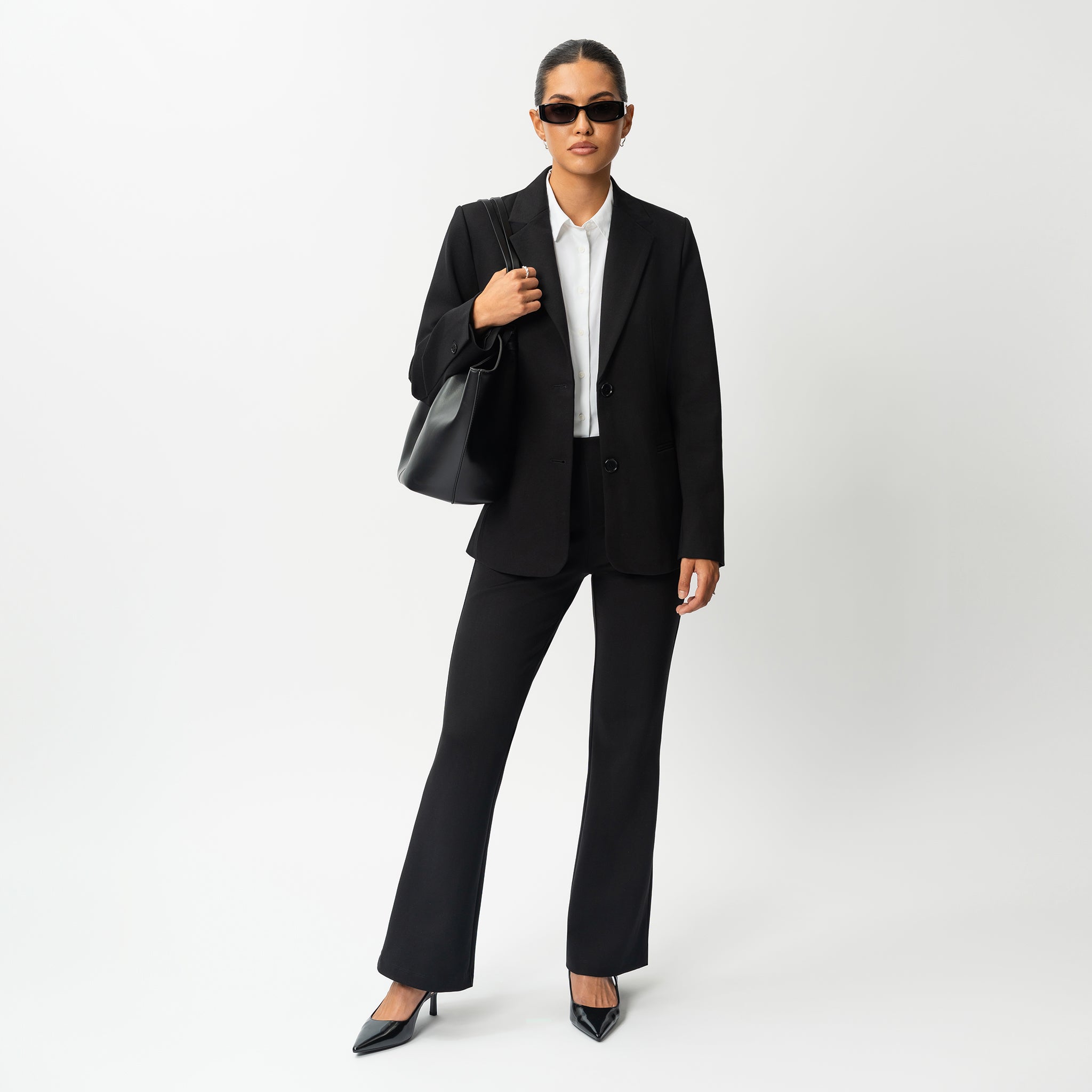 Tailored Ponte Blazer - Ninepine