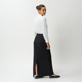 Tailored Ponte Maxi Skirt - Ninepine