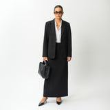 Tailored Ponte Maxi Skirt - Ninepine