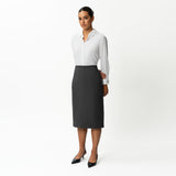 Tailored Ponte Midi Skirt - Ninepine