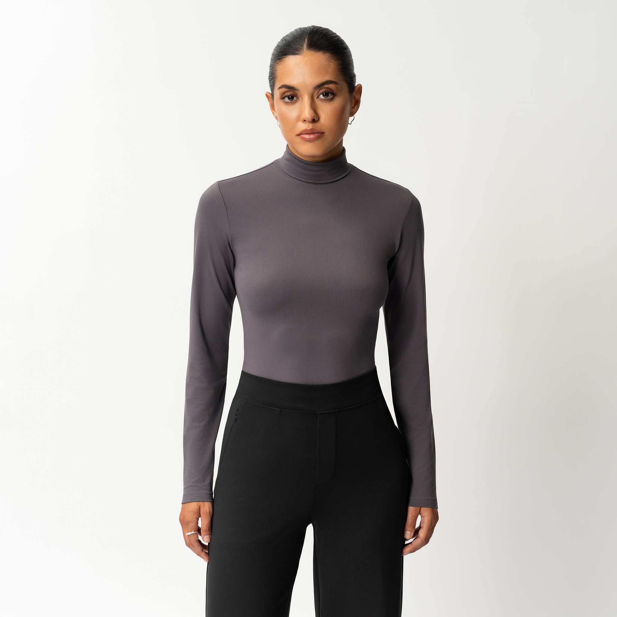 Soft Turtleneck Long-sleeve - Ninepine