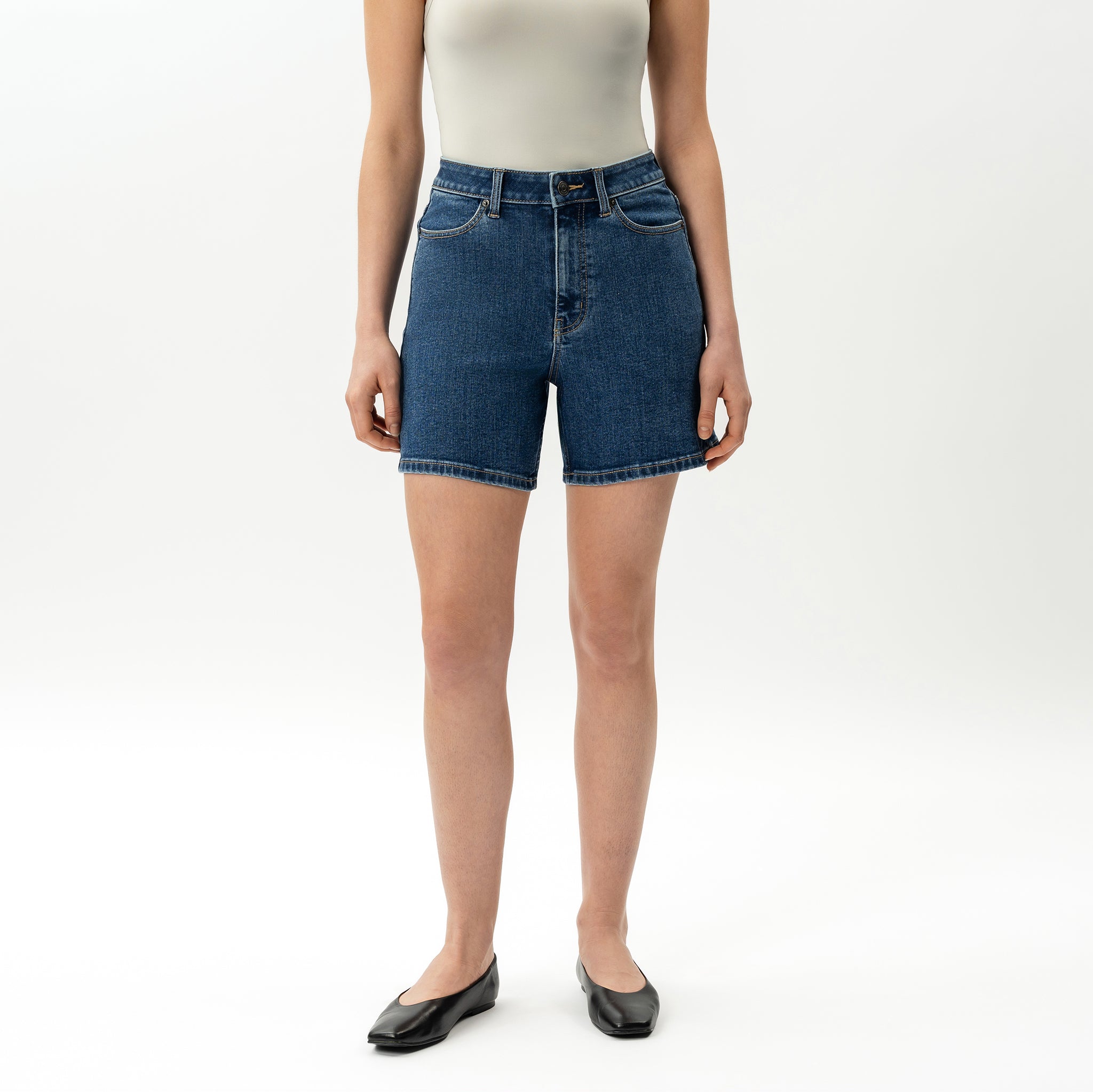 Stretchy ComfortDenim™ Shorts - Ninepine