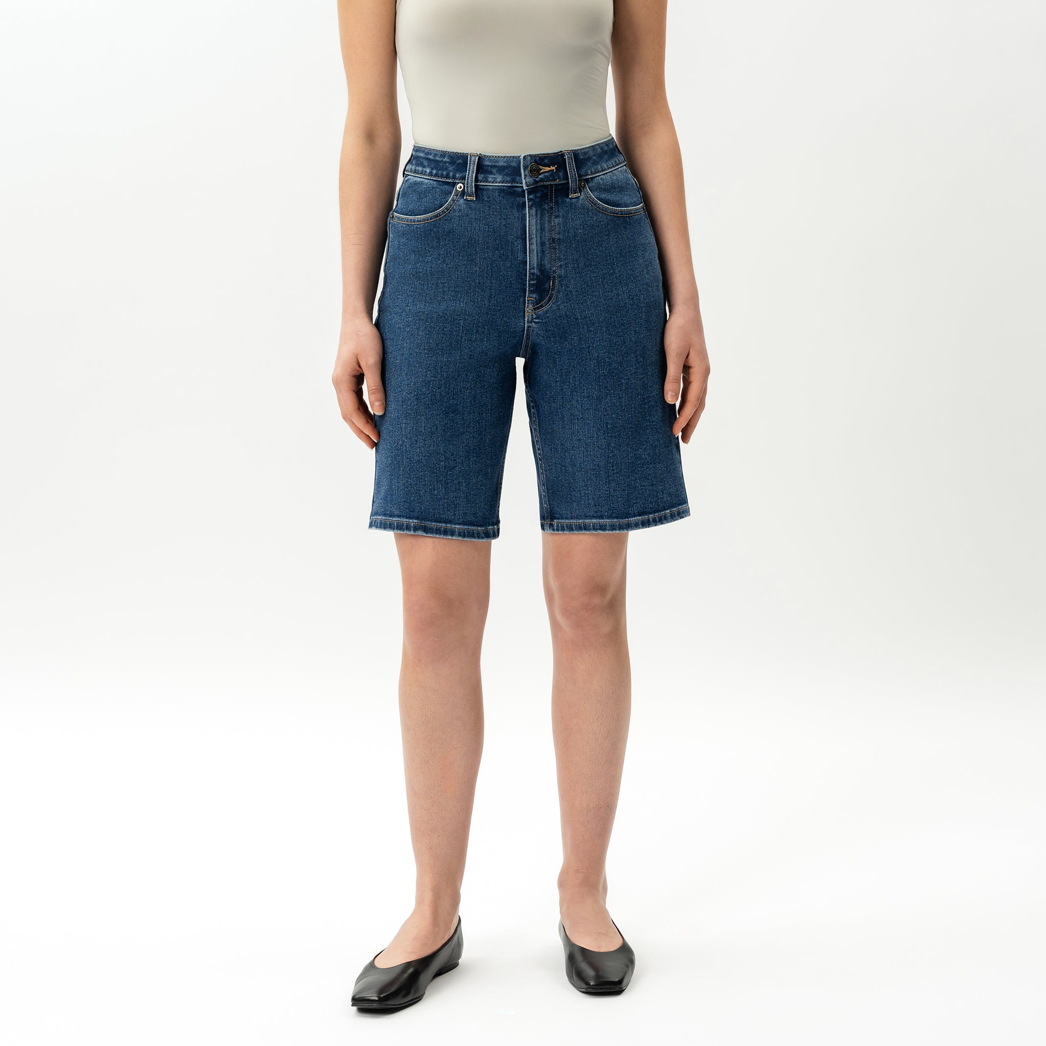 Stretchy ComfortDenim™ Shorts - Ninepine