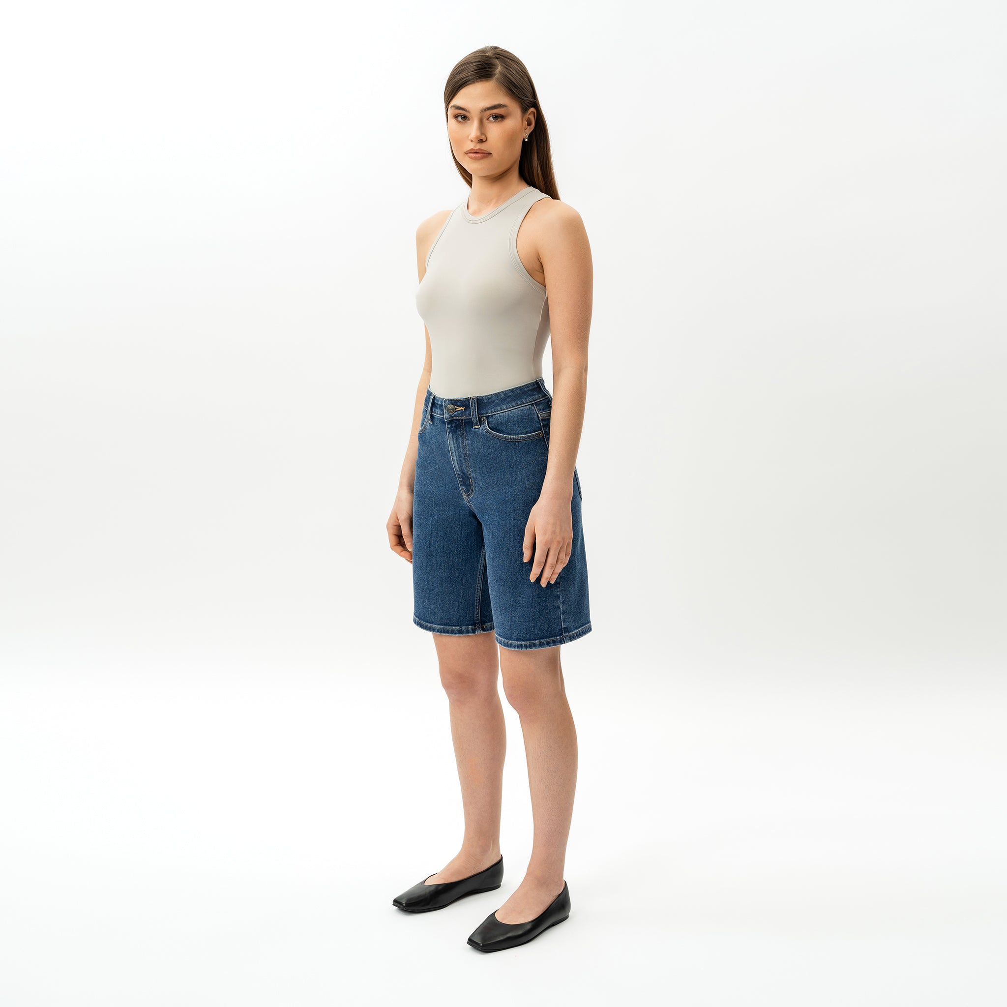 Stretchy ComfortDenim™ Shorts - Ninepine