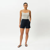 Light Ponte Shorts - Ninepine
