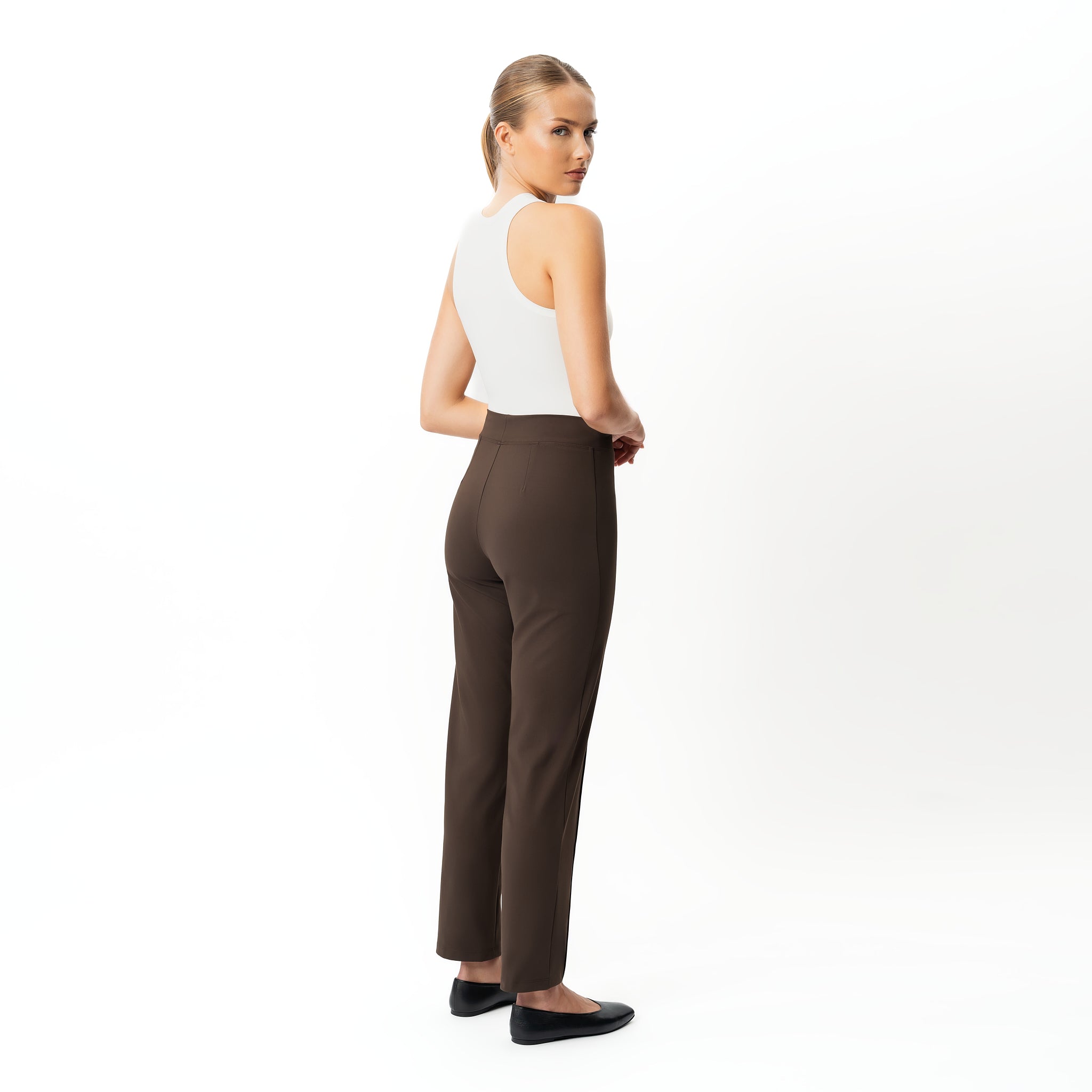 Asana Slim Front Crease Pant - Ninepine