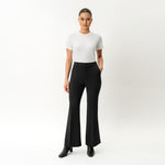 Crepe Bootcut Trouser - Ninepine