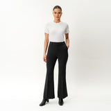 Crepe Bootcut Trouser - Ninepine