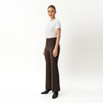 Crepe Bootcut Trouser - Ninepine