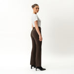 Crepe Bootcut Trouser - Ninepine
