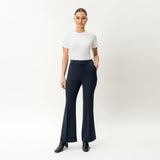 Crepe Bootcut Trouser - Ninepine