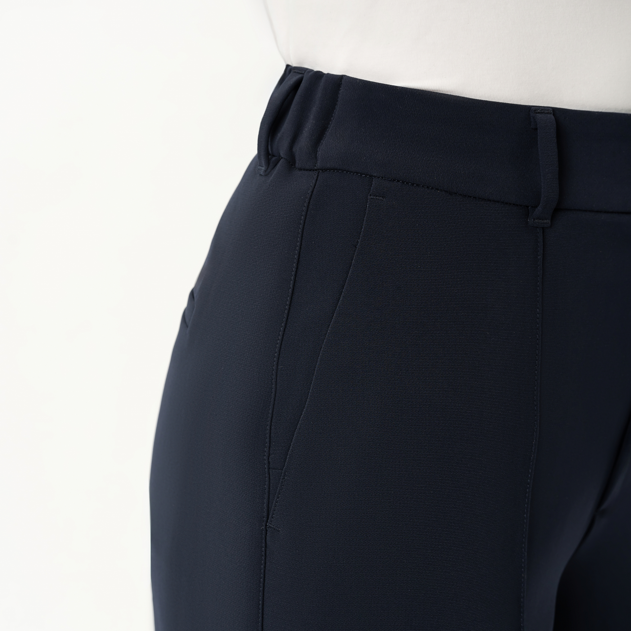 Crepe Bootcut Trouser - Ninepine