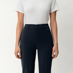 Crepe Slim Trouser - Ninepine