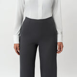 Tailored Ponte Relaxed Trouser - Ninepine