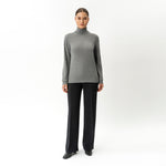 Merino Wool Relaxed Turtleneck - Ninepine