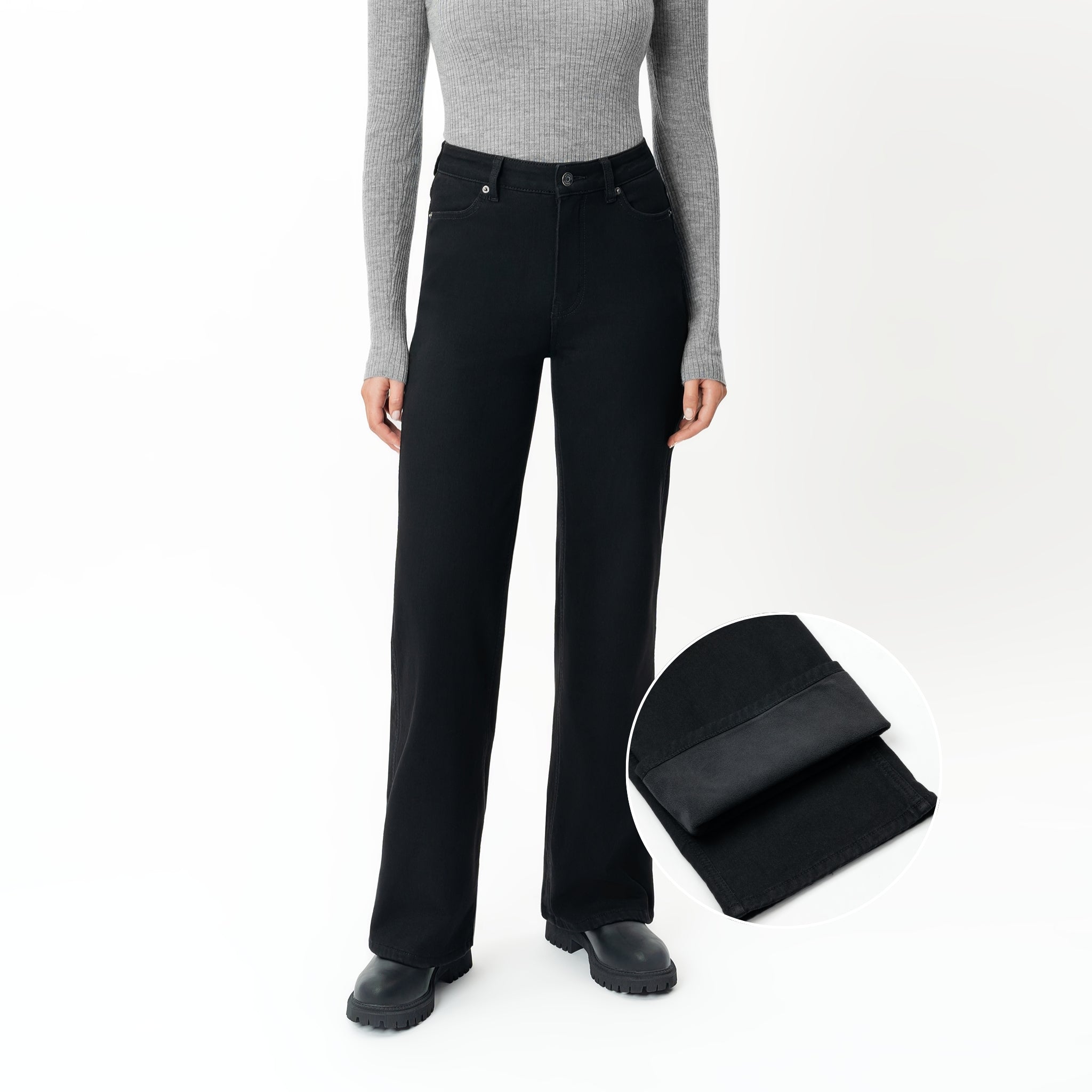 Winter Fleece Denim™ Relaxed Jeans - Ninepine