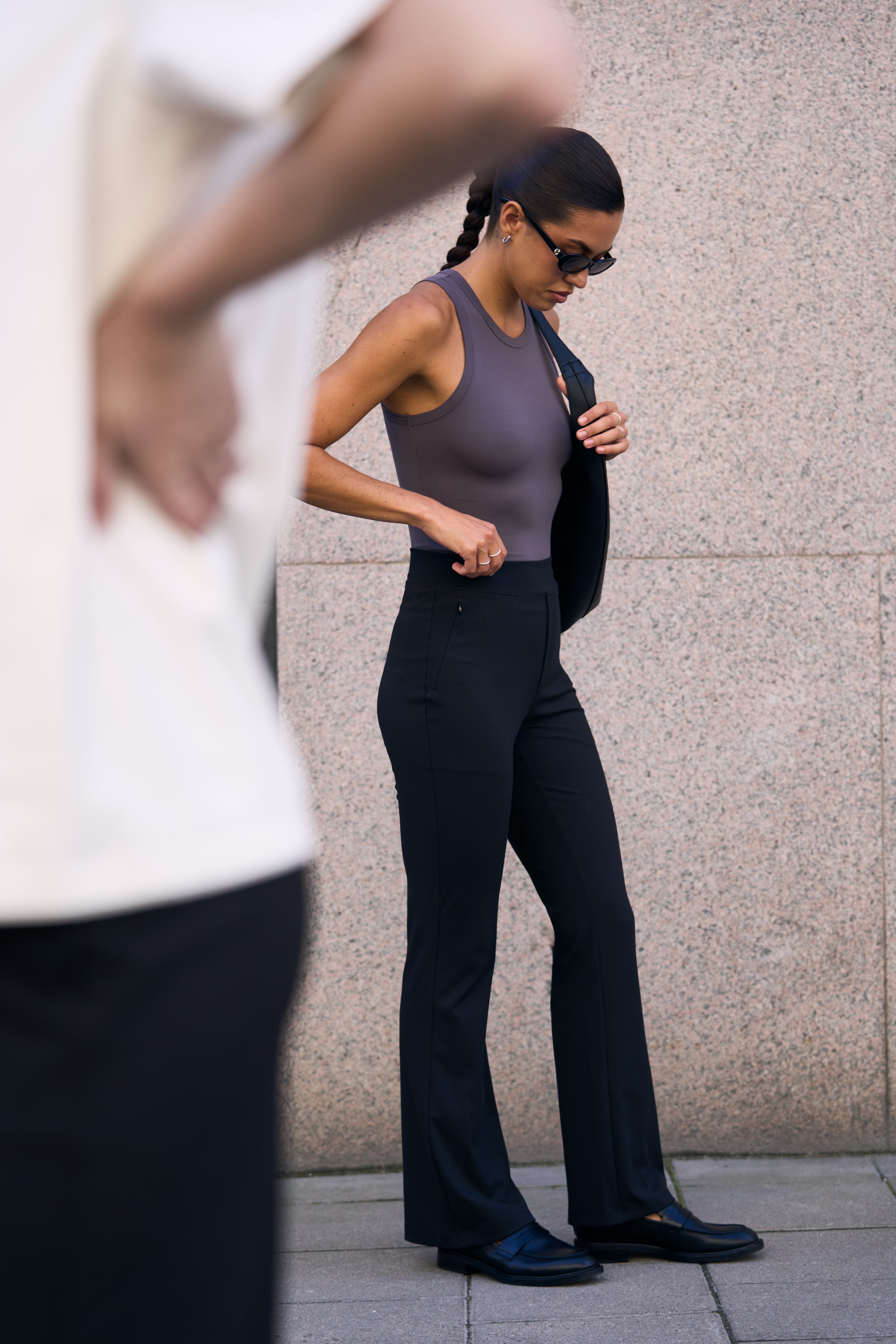 Ninepine Asana Bootcut Pants and Soft Racerback Tank - versatile, thoughtfully designed, luxury of comfort from Stockholm, Sweden.