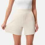 Light Ponte Shorts - Ninepine